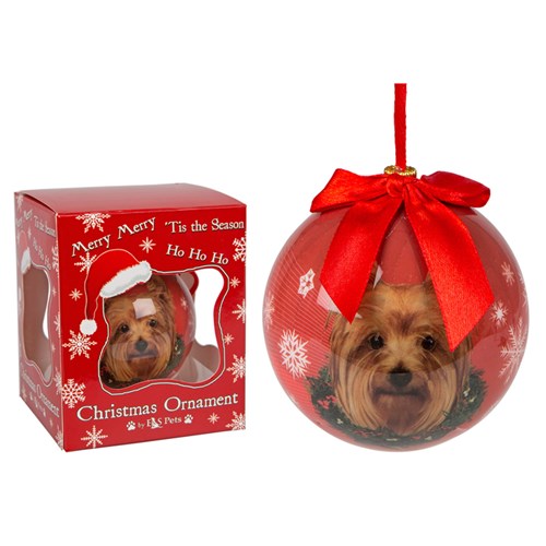 Christmas Bauble Yorkshire Terrier