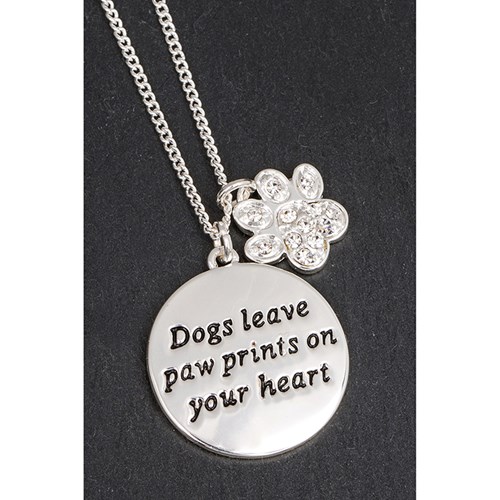 Pawprint Charm and Necklace
