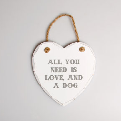All You Need Is Love and a Dog Heart Plaque